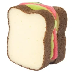 Aesthetic Kitchen|Aesthetic Room Decor*Boogzel Clothing Cute Toast Dishwashing Sponge Brown