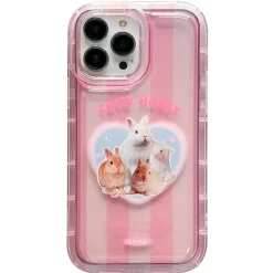 Iphone Cases*Boogzel Clothing Cutie Bunny iPhone Case Pink
