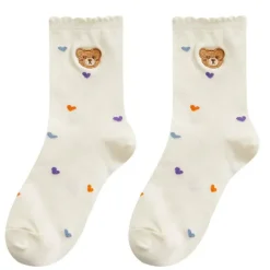 Socks*Boogzel Clothing Cutie Embroidered Socks