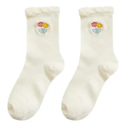Socks*Boogzel Clothing Cutie Embroidered Socks