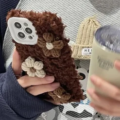 Iphone Cases*Boogzel Clothing Daisy Crochet iPhone Case Brown