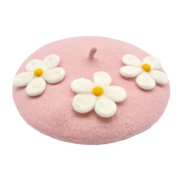 Hats*Boogzel Clothing Daisy Crochet Beret