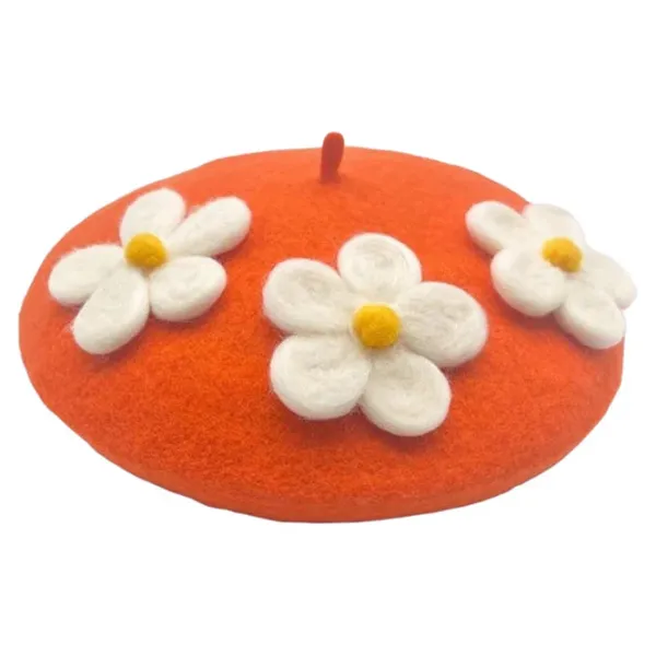 Hats*Boogzel Clothing Daisy Crochet Beret