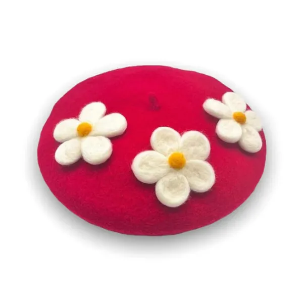 Hats*Boogzel Clothing Daisy Crochet Beret
