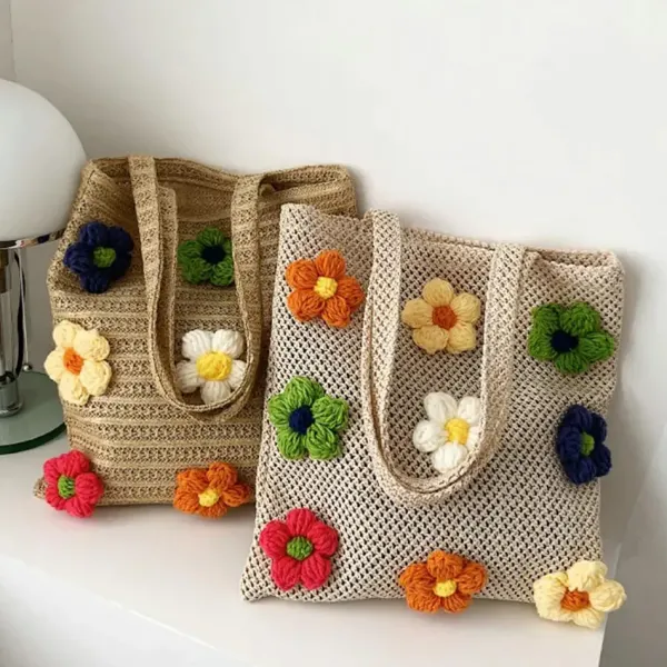 Bags & Purses*Boogzel Clothing Daisy Crochet Tote Bag