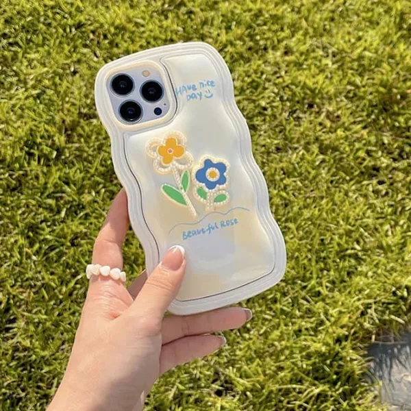 Iphone Cases*Boogzel Clothing Daisy Flower iPhone Case White