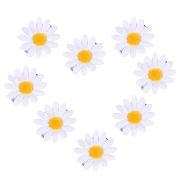 Other|Hair Accessories*Boogzel Clothing 90'Daisy Hair Clips White
