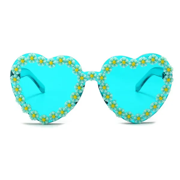Sunglasses*Boogzel Clothing Daisy Heart Sunglasses