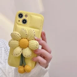 Iphone Cases*Boogzel Clothing Daisy Puffer iPhone Case Yellow