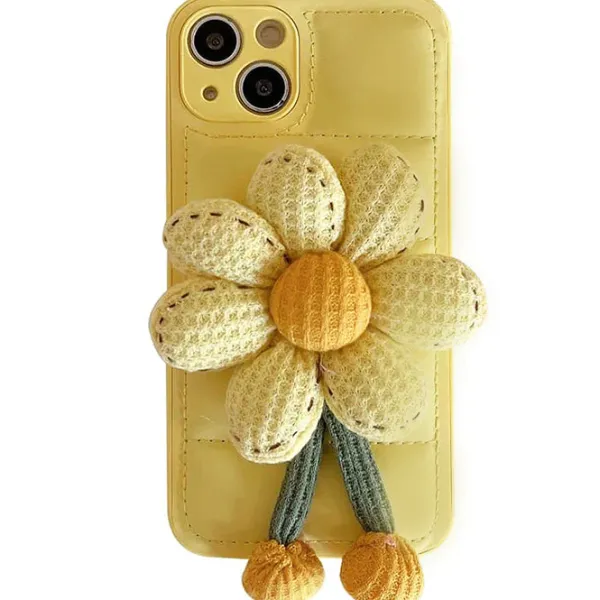 Iphone Cases*Boogzel Clothing Daisy Puffer iPhone Case Yellow
