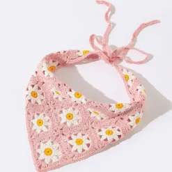 Other|Hats*Boogzel Clothing Daisy Сrochet Hair Scarf