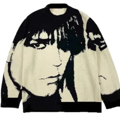 Mens|Sweaters*Boogzel Clothing Dance With My Hands Sweater White/black