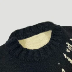Mens|Sweaters*Boogzel Clothing Dance With My Hands Sweater White/black