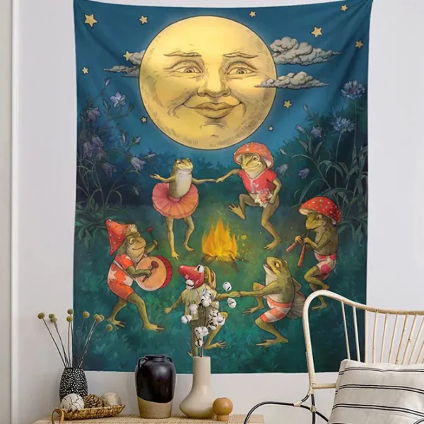 Posters / Tapestry*Boogzel Clothing Dancing Under the Moonlight Tapestry
