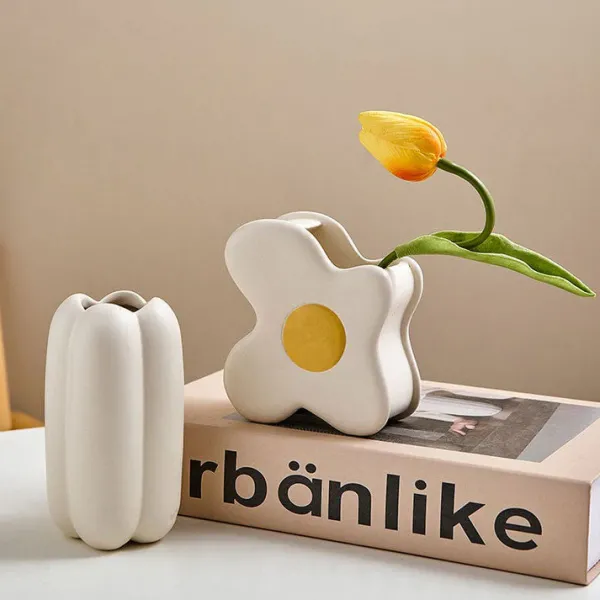Flower Vases|Aesthetic Room Decor*Boogzel Clothing Danish Pastel Ceramic Flower Vase