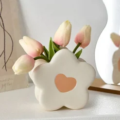 Flower Vases|Aesthetic Room Decor*Boogzel Clothing Danish Pastel Ceramic Flower Vase
