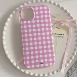 Iphone Cases*Boogzel Clothing Danish Pastel Checkered IPhone Case