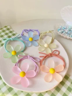 Hair Accessories*Boogzel Clothing Danish Pastel Flower Hair Tie Set