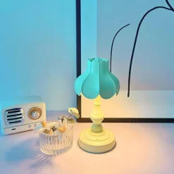Lights & Lamps|Aesthetic Room Decor*Boogzel Clothing Danish Pastel Lotus Desk Lamp