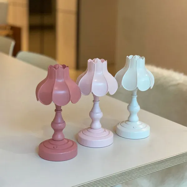 Lights & Lamps|Aesthetic Room Decor*Boogzel Clothing Danish Pastel Lotus Desk Lamp
