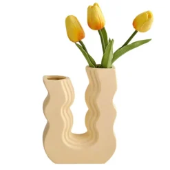 Flower Vases|Aesthetic Room Decor*Boogzel Clothing Danish Pastel Wave Flower Vase