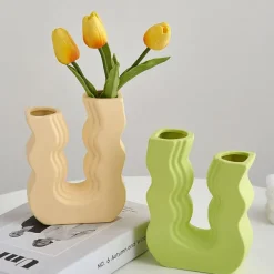 Flower Vases|Aesthetic Room Decor*Boogzel Clothing Danish Pastel Wave Flower Vase
