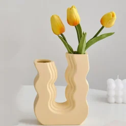 Flower Vases|Aesthetic Room Decor*Boogzel Clothing Danish Pastel Wave Flower Vase