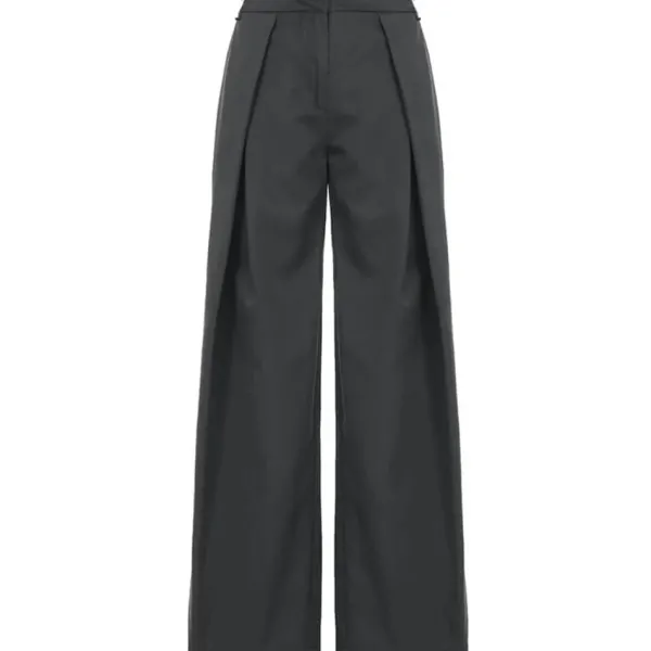 Mens|Pants & Trousers*Boogzel Clothing Dark Academia Wide-Leg Pants Grey
