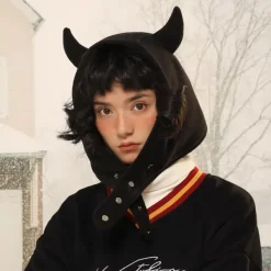 Hats*Boogzel Clothing Devil Horns Hood Hat
