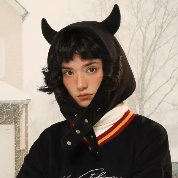 Hats*Boogzel Clothing Devil Horns Hood Hat