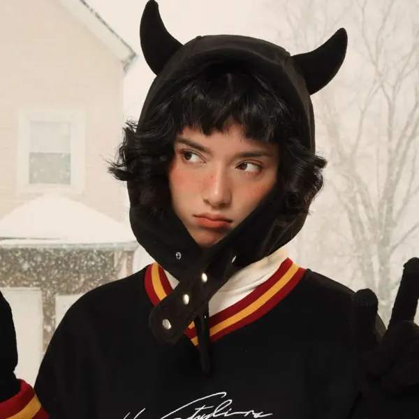 Hats*Boogzel Clothing Devil Horns Hood Hat