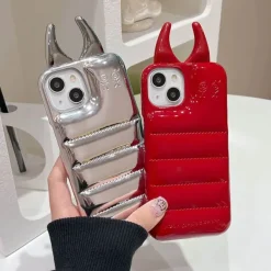 Iphone Cases*Boogzel Clothing Devil Horns Puffer iPhone Case