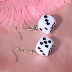 Earrings*Boogzel Clothing Dice Earrings