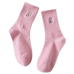Socks*Boogzel Clothing Dino Embroidery Pastel Socks