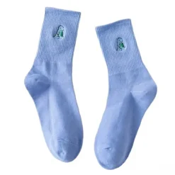 Socks*Boogzel Clothing Dino Embroidery Pastel Socks