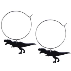 Earrings*Boogzel Clothing Dino Hoop Earrings