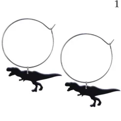 Earrings*Boogzel Clothing Dino Hoop Earrings