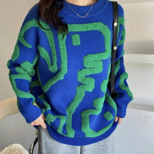 Sweaters*Boogzel Clothing Dinosaur Fuzzy Sweater