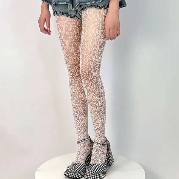 Other*Boogzel Clothing Diva Aesthetic Mesh Tights
