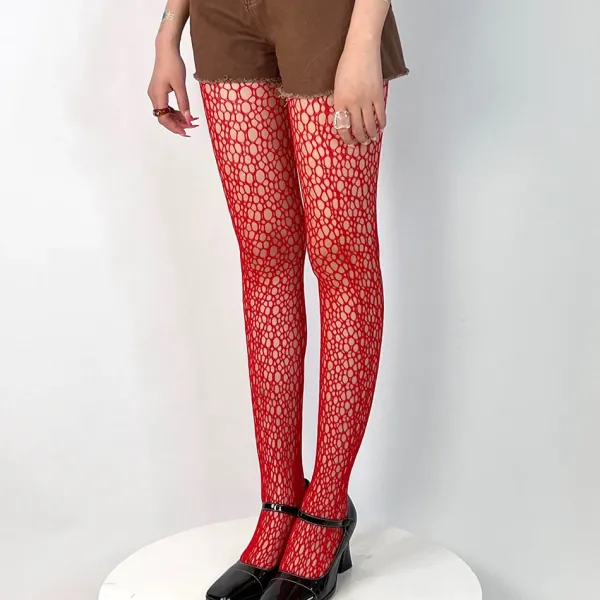 Other*Boogzel Clothing Diva Aesthetic Mesh Tights