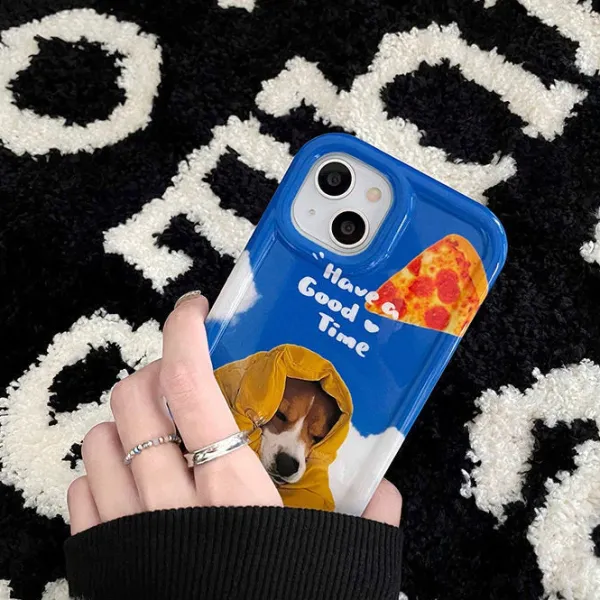 Iphone Cases*Boogzel Clothing Dog & Pizza iPhone Case