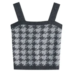 Sweaters*Boogzel Clothing Dogtooth Check Top & Sweater Co-Ord