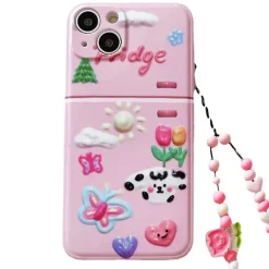 Iphone Cases*Boogzel Clothing Doodling Fridge iPhone Case Pink