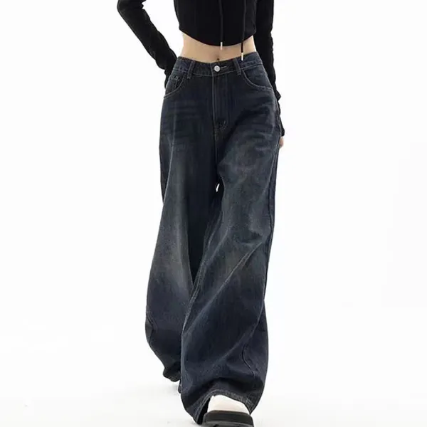 Jeans*Boogzel Clothing Downtown Girl Baggy Jeans Black