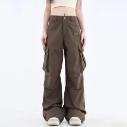 Pants & Trousers*Boogzel Clothing Downtown Girl Cargo Pants Brown
