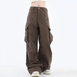 Pants & Trousers*Boogzel Clothing Downtown Girl Cargo Pants Brown