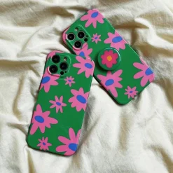 Iphone Cases*Boogzel Clothing Dreams Of Daisies iPhone Case Green/pink