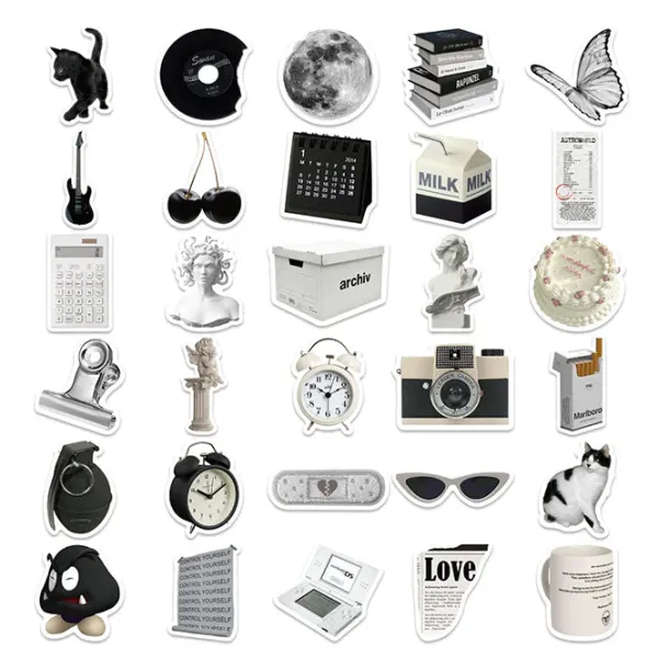 Aesthetic Room Decor*Boogzel Clothing E-girl Aesthetic Sticker Pack