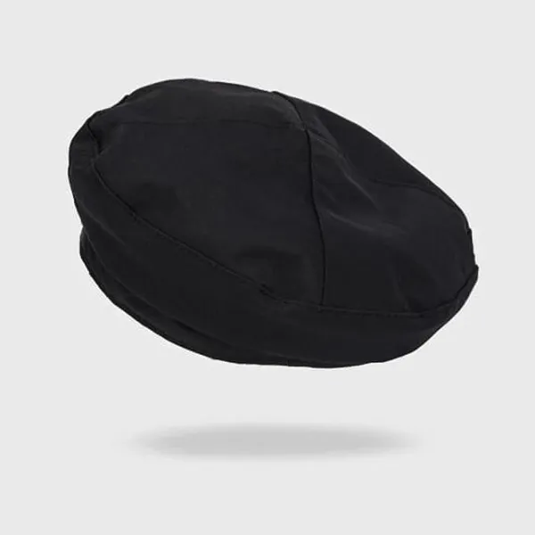 Hats*Boogzel Clothing E-girl Heart Buckle Beret Black