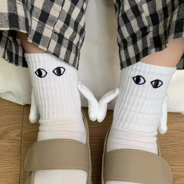 Socks*Boogzel Clothing Embroidery Hand Holding Socks